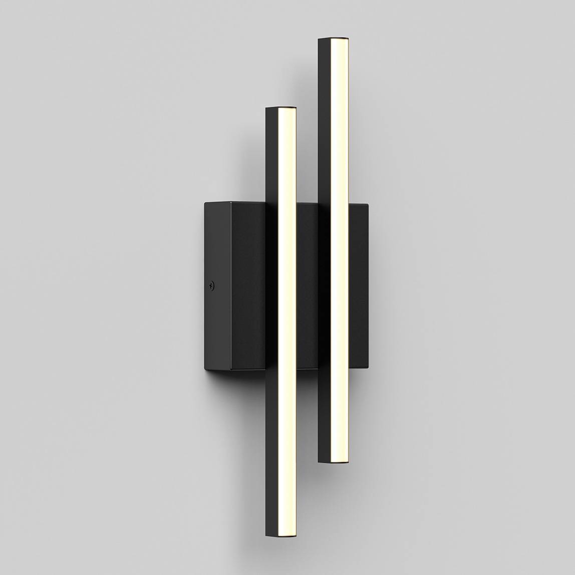 Grid Integrated Led Wall Light Black Artika