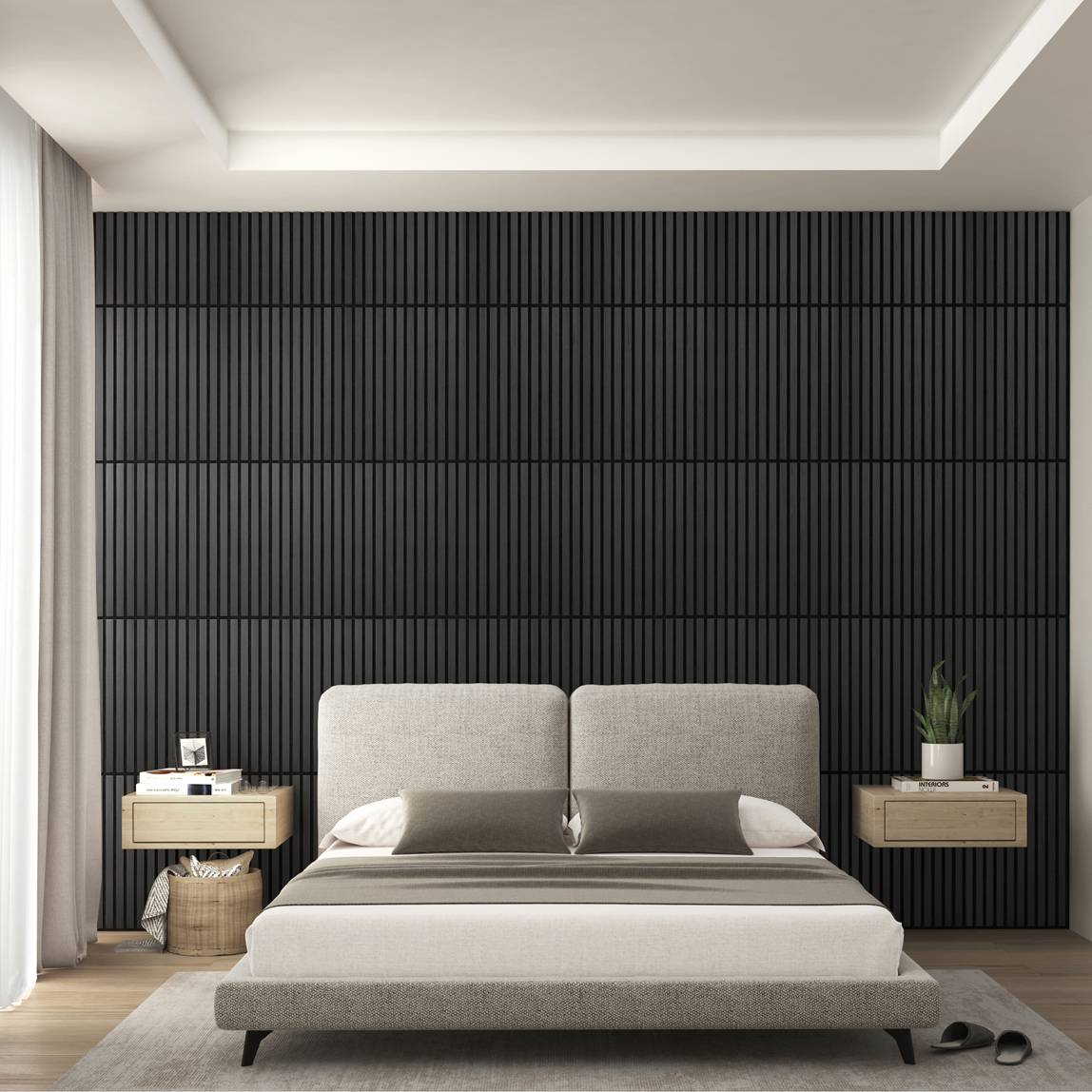 Sonolok Ft Sound Absorbing Wall Panel Kit Black Artika