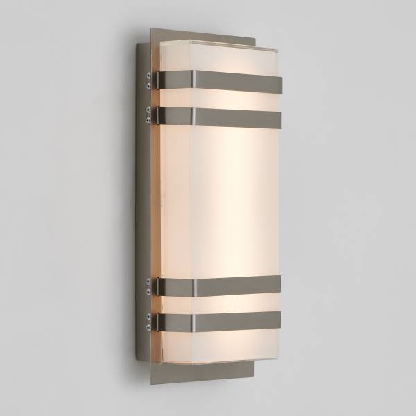 Glowbox 3 Outdoor LED Wall Light Stainless Steel