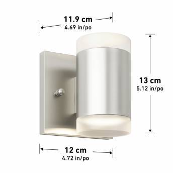 Neo LED Indoor/Outdoor Wall Light Stainless