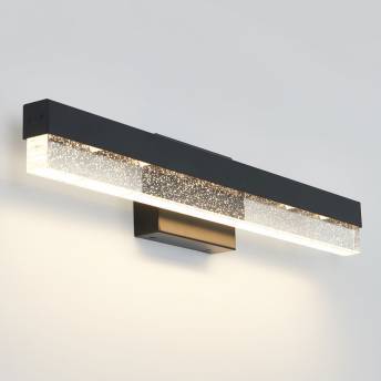 Bubble Bar Integrated LED Vanity Light Black