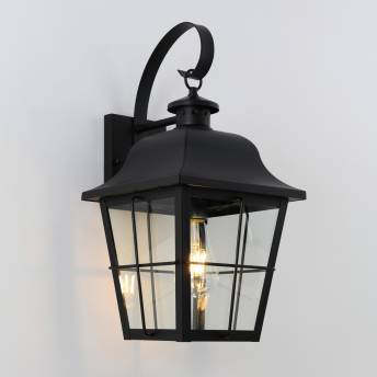 Jatoba Outdoor Wall Lantern Light Black