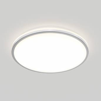 Macy 15 in. LED modern Flush Mount Light 2CCT silver | Artika