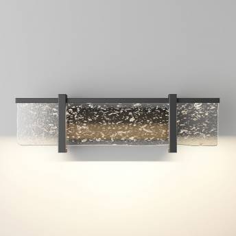 Melted Ice Integrated LED Vanity Light Grey