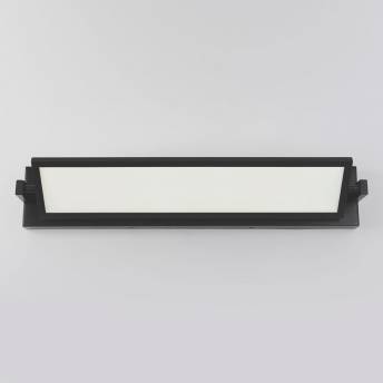 Reflection Flat Panel LED Vanity Light Black