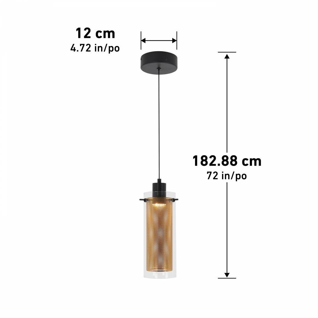 Oxion 1-Light Integrated LED Pendant