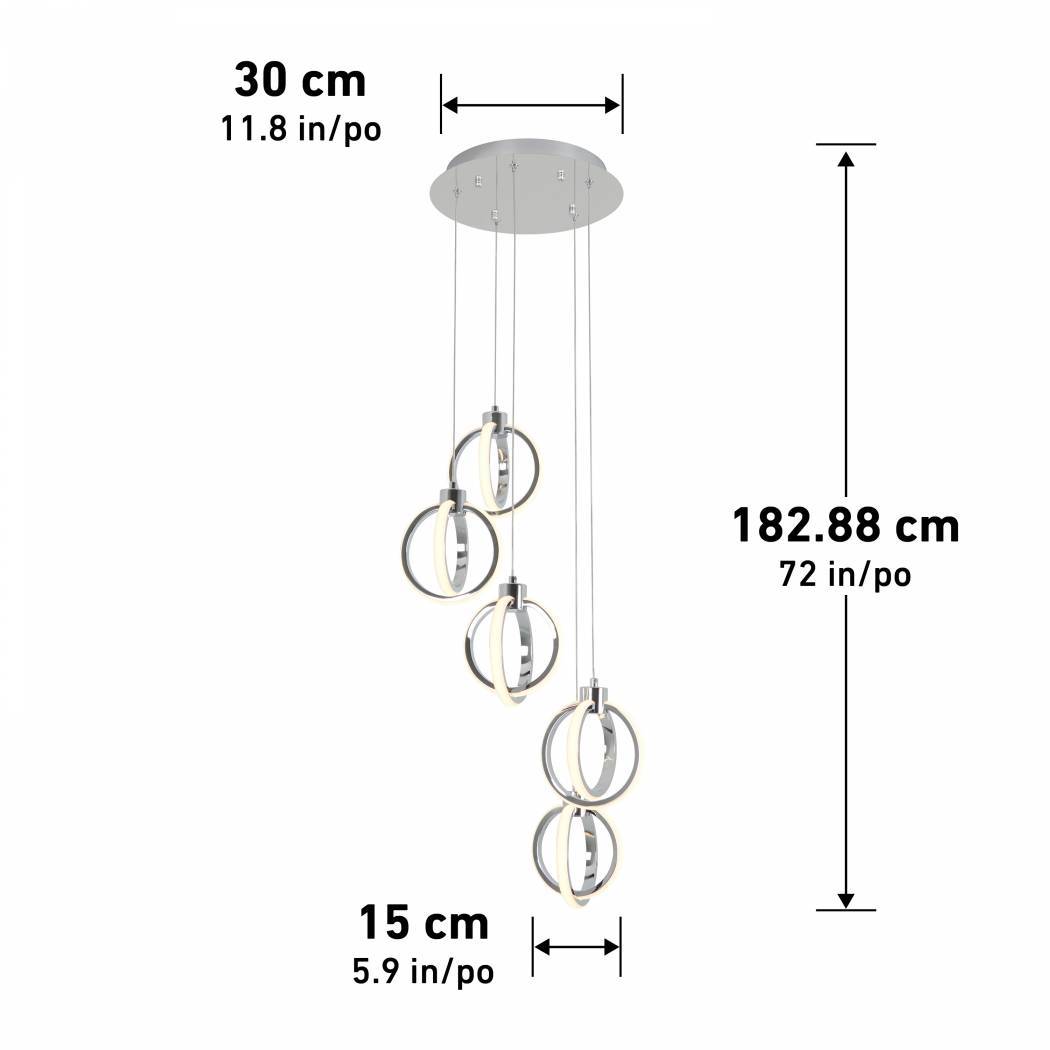 Artika 5 deals light pendant