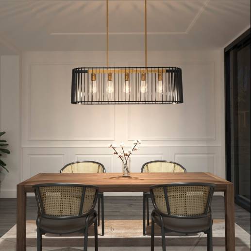 Carter Long 8-light Chandelier | Artika