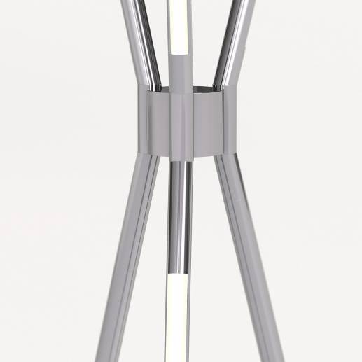 Triad Integrated LED Floor Lamp Chrome Artika Artika