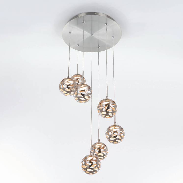 7th Avenue 7-light Integrated LED Pendant