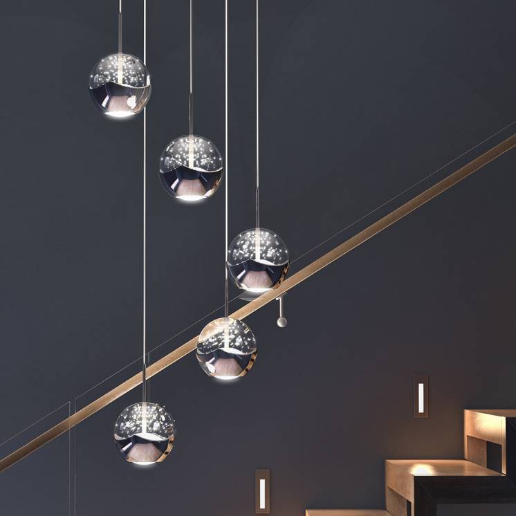 Oracle 5 Light Integrated LED Pendant