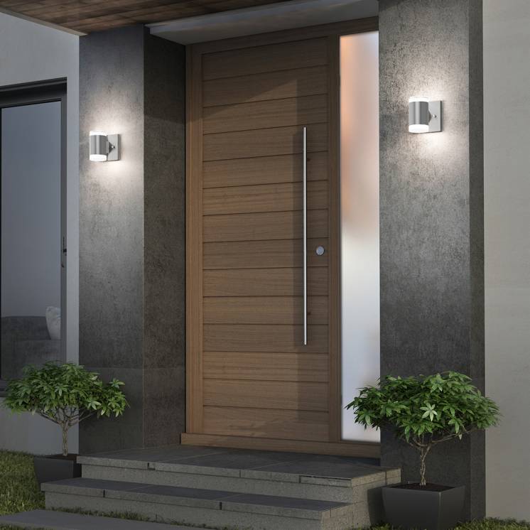 Neo LED Indoor/Outdoor Wall Light Stainless