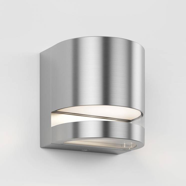 Valor Round Integrated LED Outdoor light stainless steel