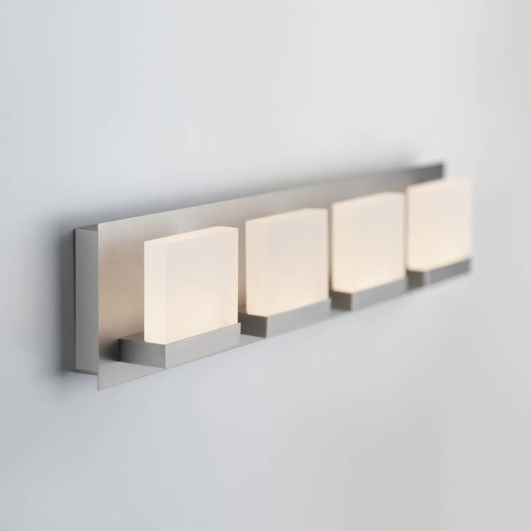 Frosted Cubes 4-light LED Vanity Light