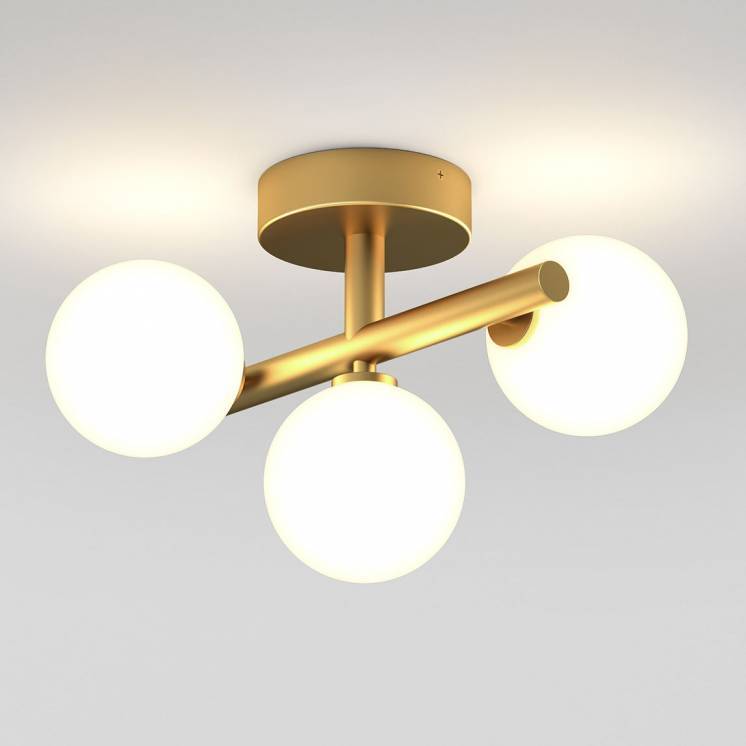 Bloom Integrated LED Flush Mount Gold