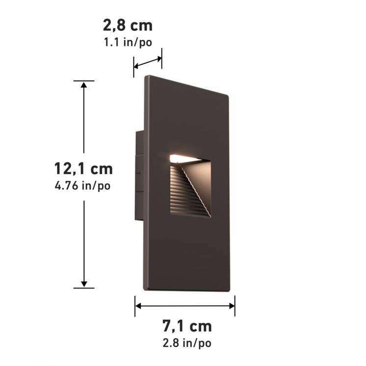 Dark Sky LED Step Light Bronze