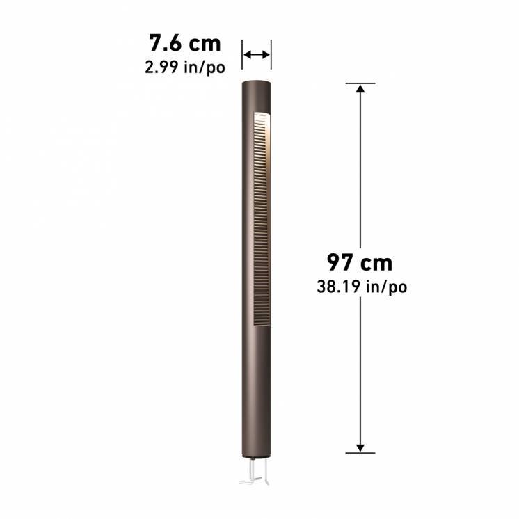 Dark Sky 3 ft LED Bollard Pathway LED Light bronze