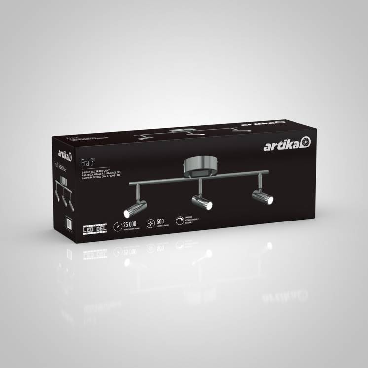 Artika | Lámpara de riel LED Era de 3 luces