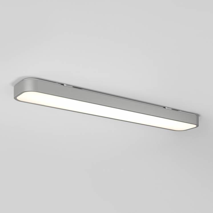Europa 36 LED Flush Mount Light Silver - With Remote