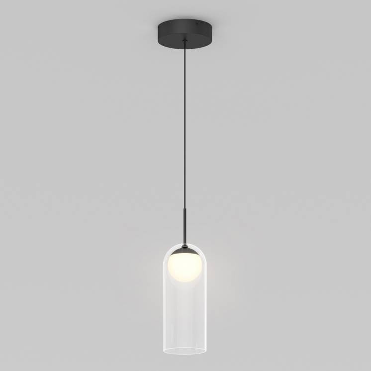 Mirah LED modern mid-century pendant light 3 CCT black