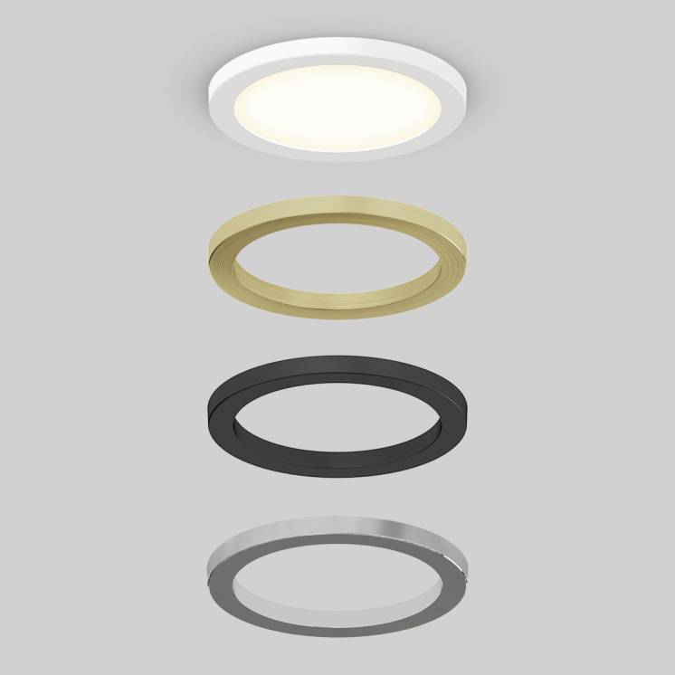 9' Skylight with 3 colour trim rings