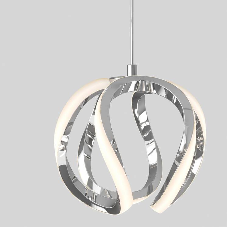 Vivaldi Integrated Led 4 Light Pendant Chrome Artika Artika