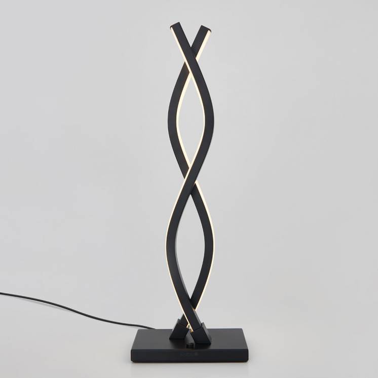 Wave Black LED Table Lamp | Artika