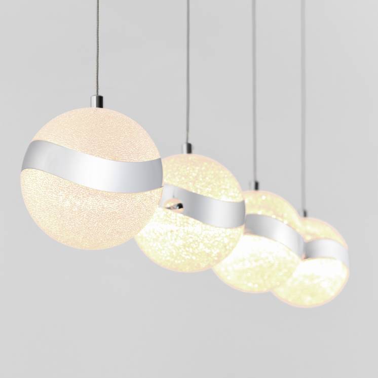 Luminaria LED suspendida de 4 luces Wavey 4 | Artika