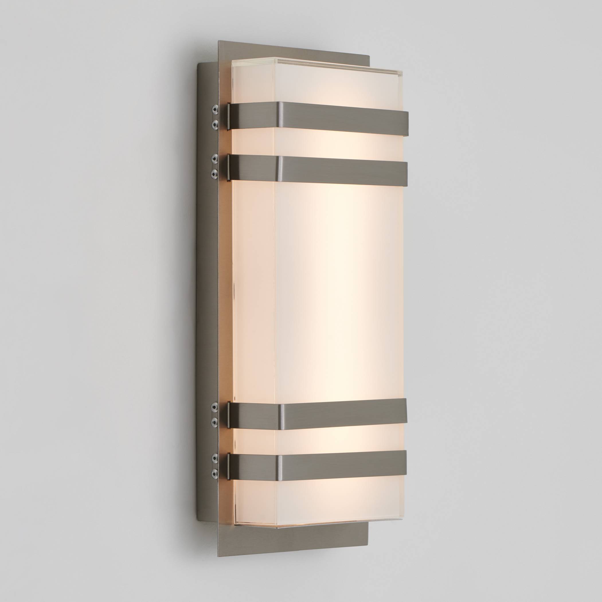 Artika Glowbox 3 Outdoor LED Wall Light Stainless Steel