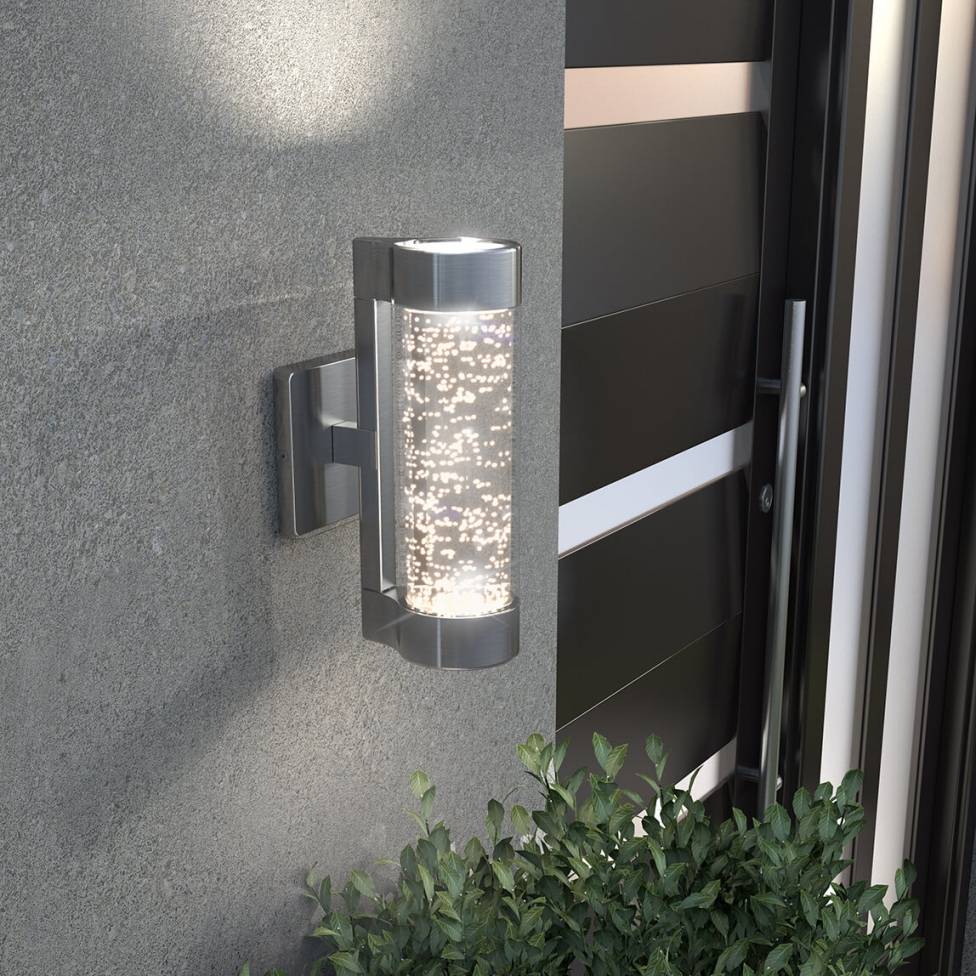 Bubble Element Stainless Steel Integrated LED Outdoor Light