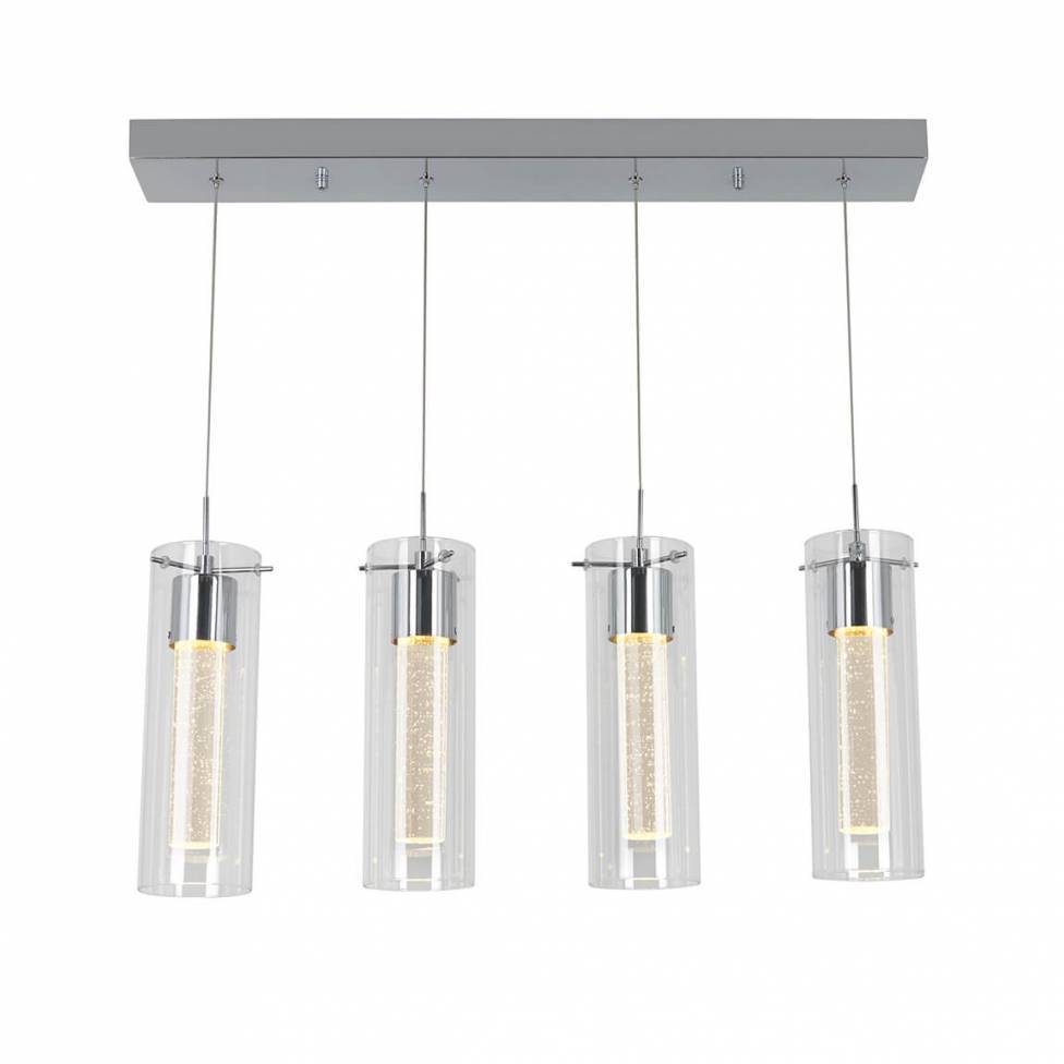 Artika Sconce Integrated LED w Bubble Glass Essence Dimmable Chrome 4.3 in. 