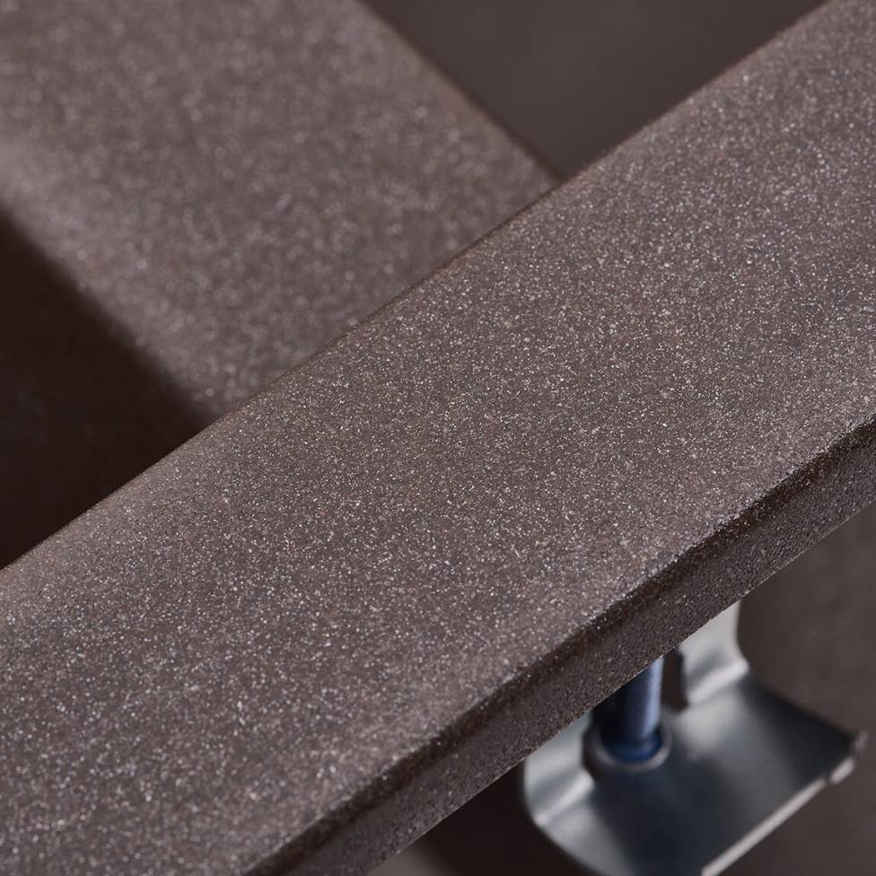 Artika Double Bowl Granite Sink Brown