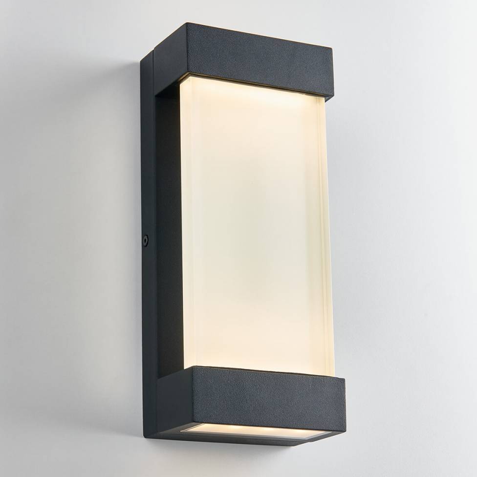 Glacier Integrated LED Outdoor Wall Light