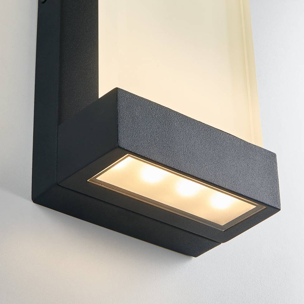 Glacier Integrated LED Outdoor Wall Light