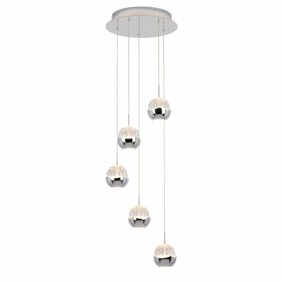 Oracle 5-light integrated LED Pendant