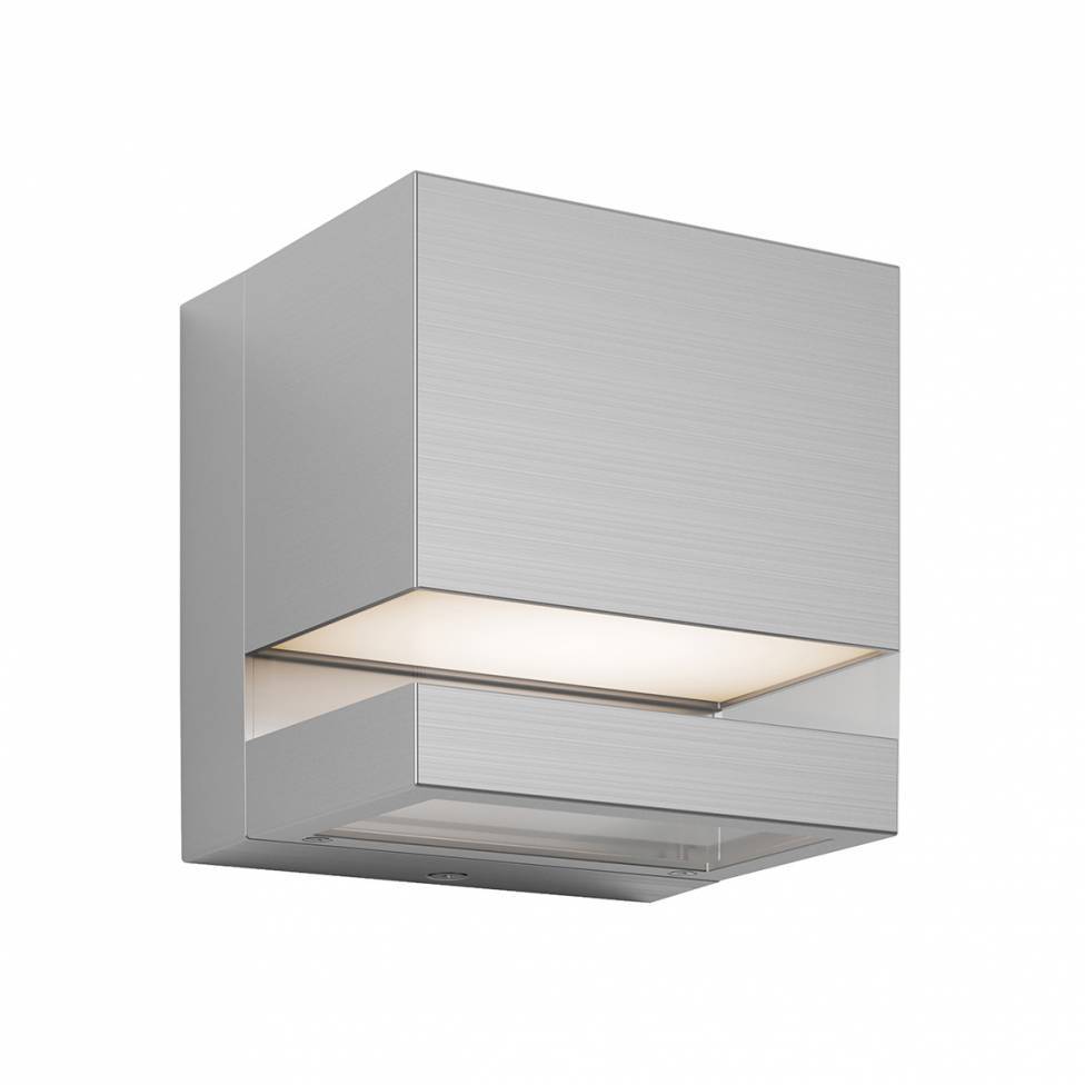 Valor Square Indoor/Outdoor LED Wall Light Stainless