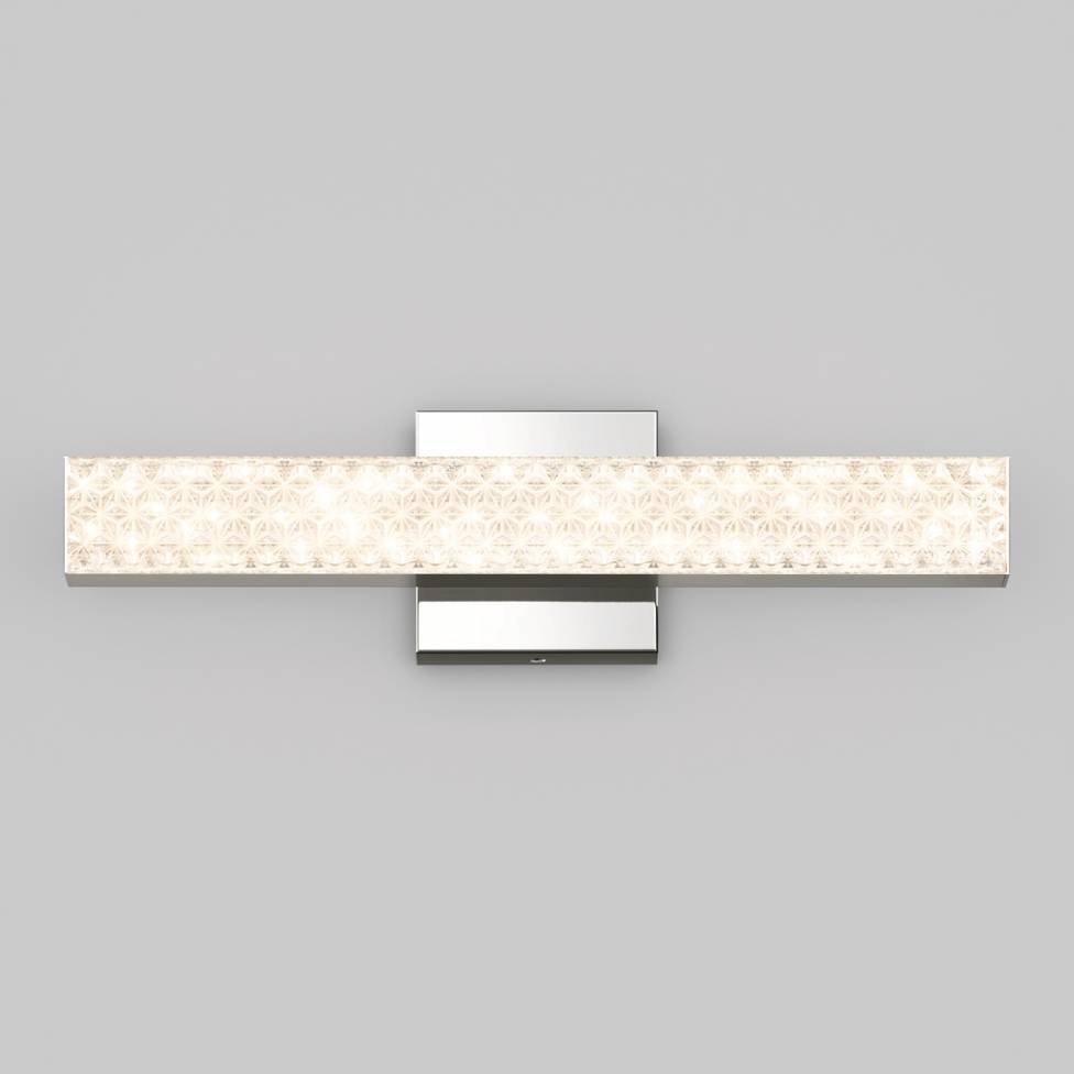 Adeline applique meuble lavabo moderne à DEL 3 CCT chrome