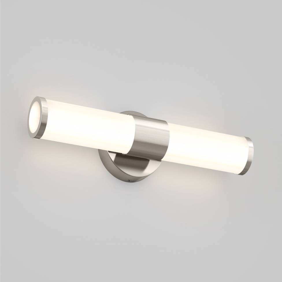 Adina applique meuble lavabo moderne 3 CCT nickel brossé