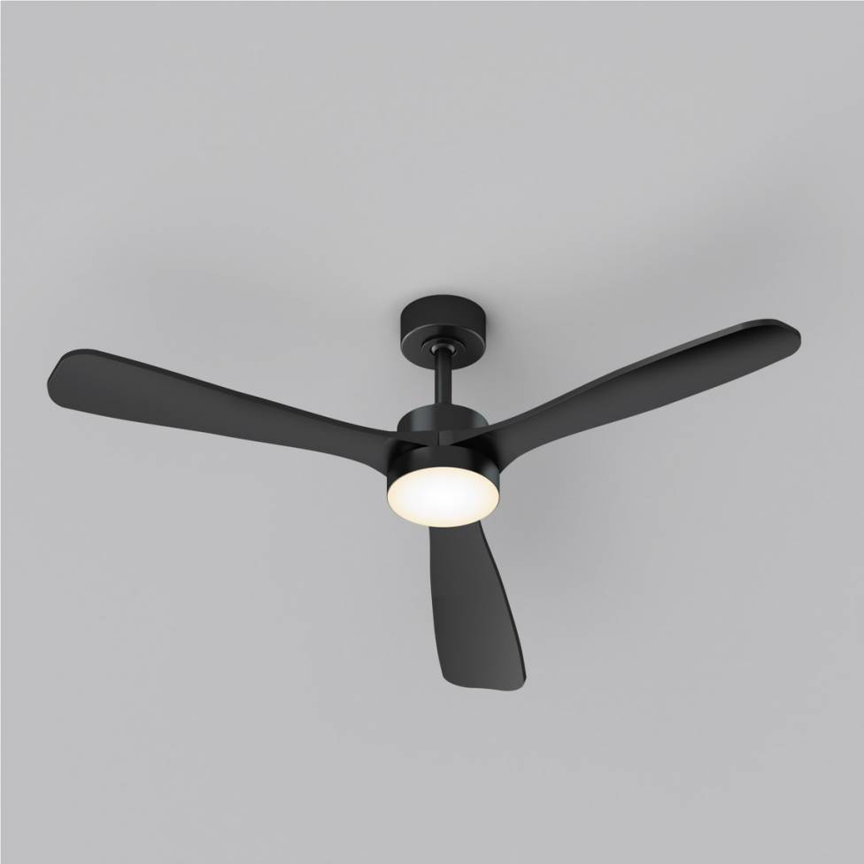 Adney 52 inch LED Fan Black