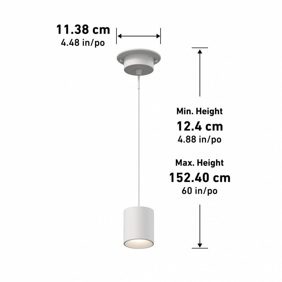 Beam Pro 4 Integrated LED 2-IN-1 Ceiling Mount White