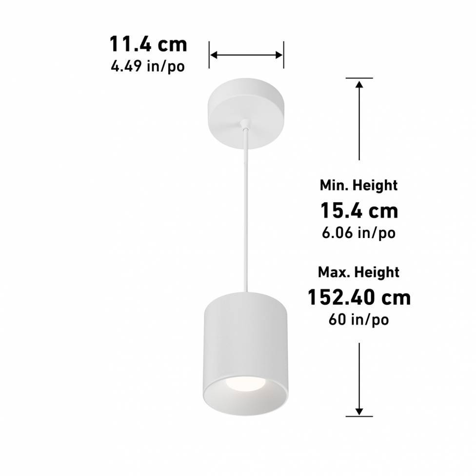 Beam Pro 6 Integrated LED 2-IN-1 Ceiling Mount White