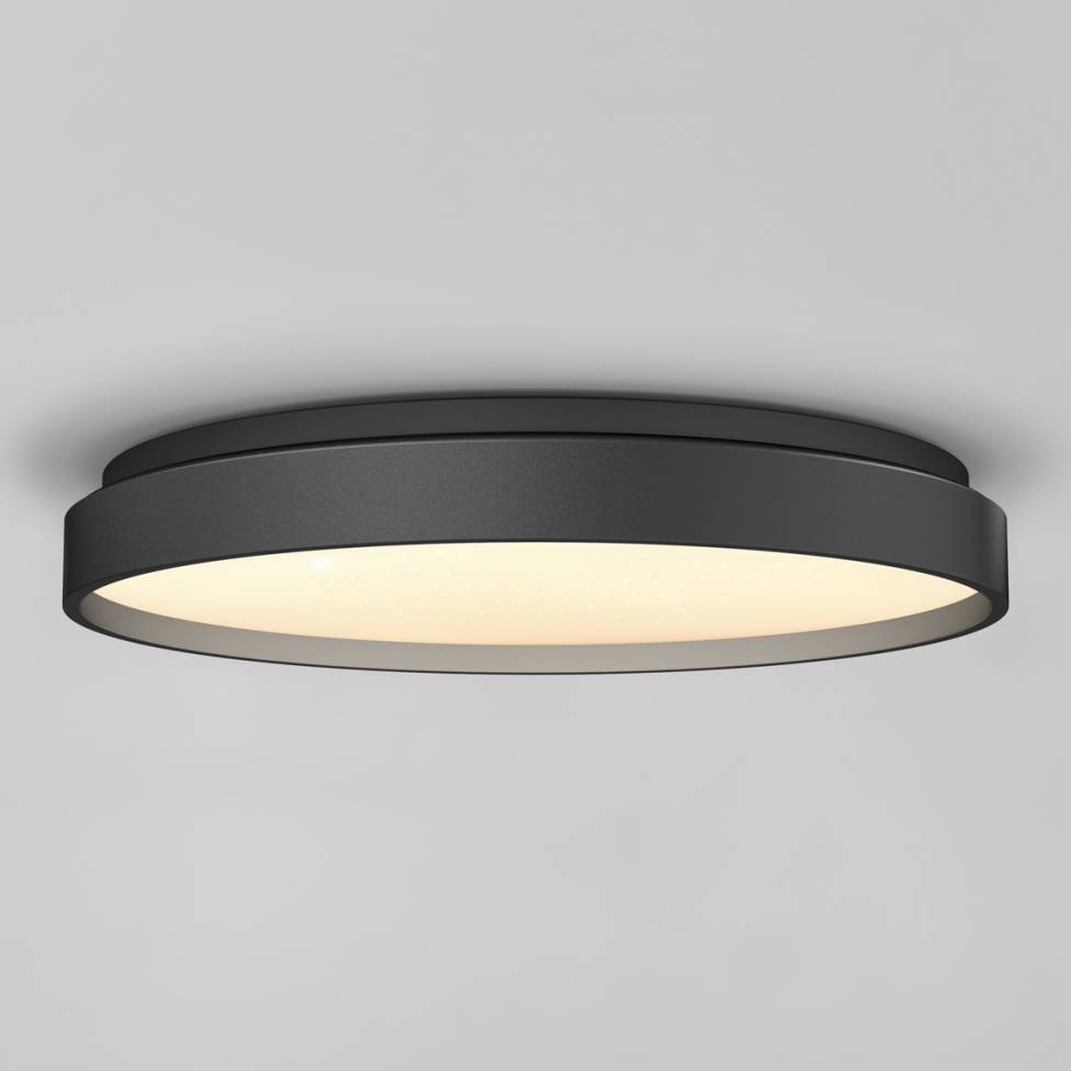 Celestia 15 in. modern LED flush mount light with remote