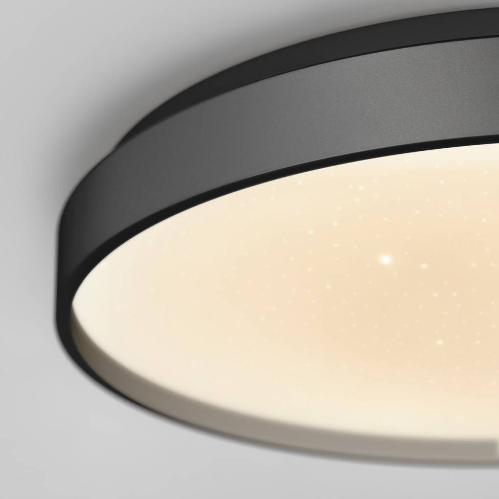 Celestia 15 in. modern LED flush mount light with remote