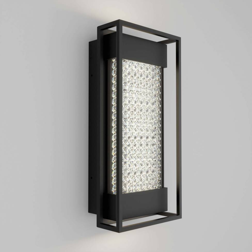 Glam Integrated LED Outdoor Light Black