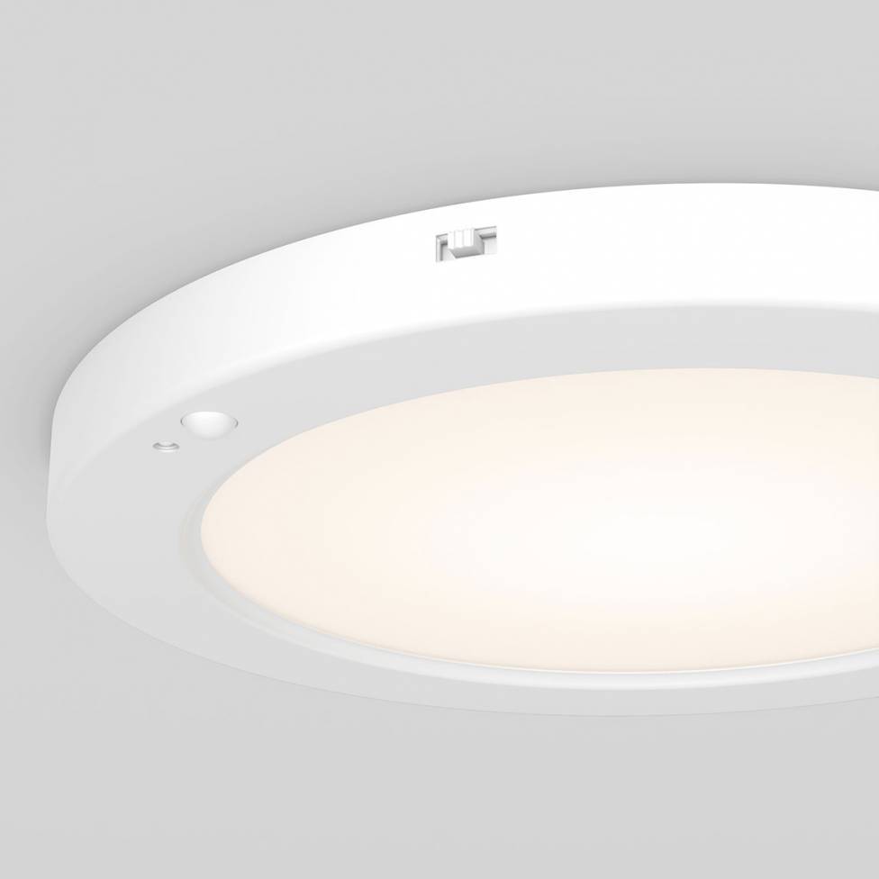 Ceiling Mount Integrated LED Motion Sensor Light- Dual Pack