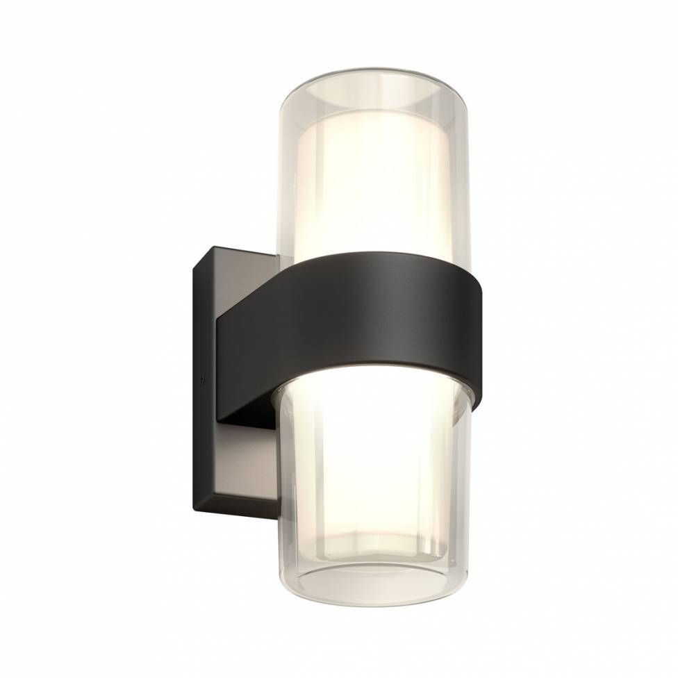 Colton modern LED indoor/outdoor wall light 5CCT black