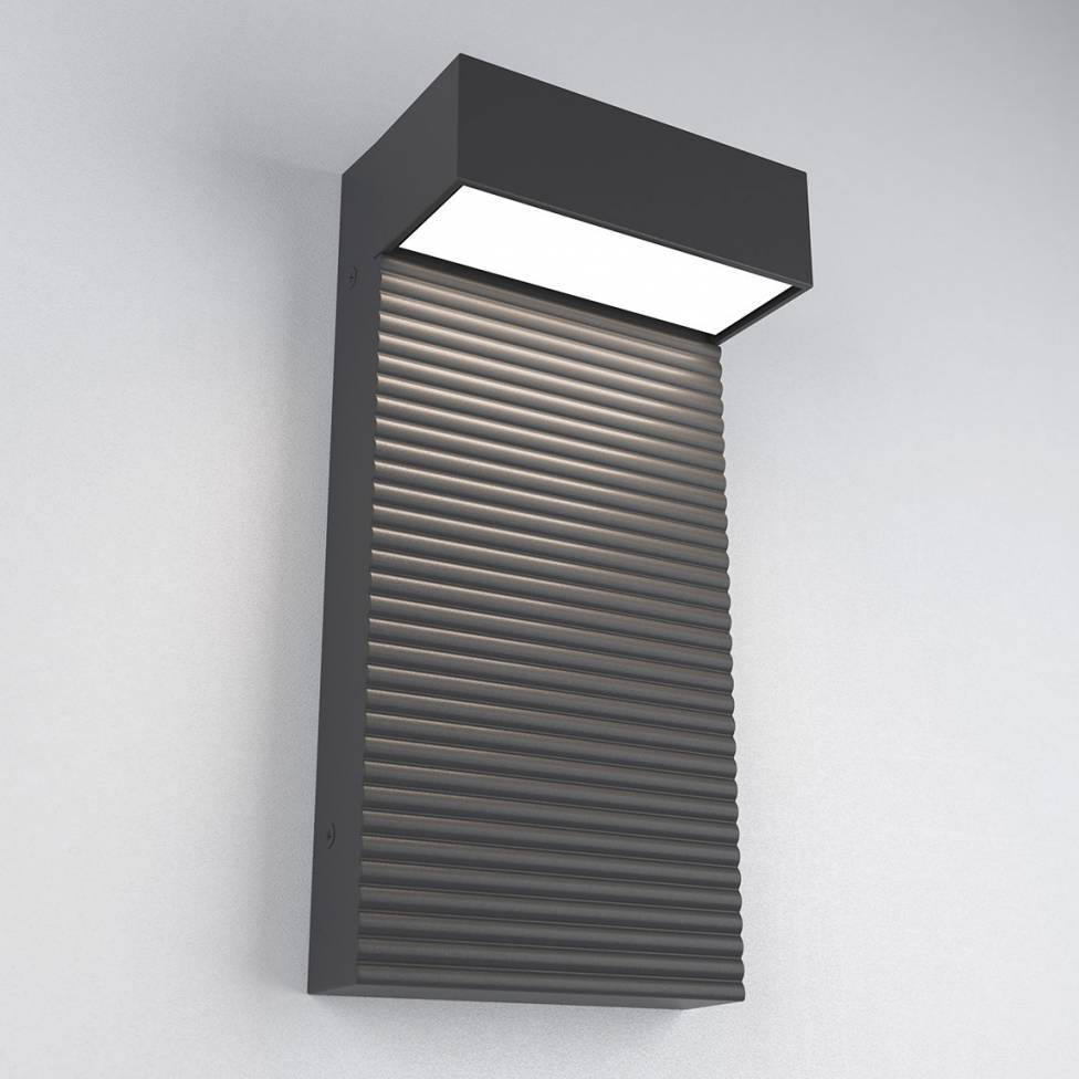 Dark Sky Integrated LED Outdoor Wall Light Matte Black