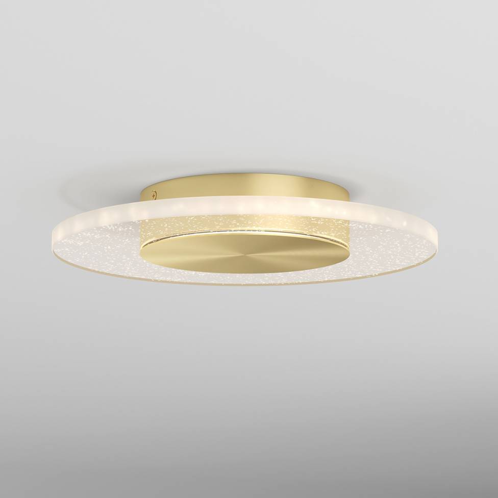 Essence Disk Integrated LED Flush Mount Gold