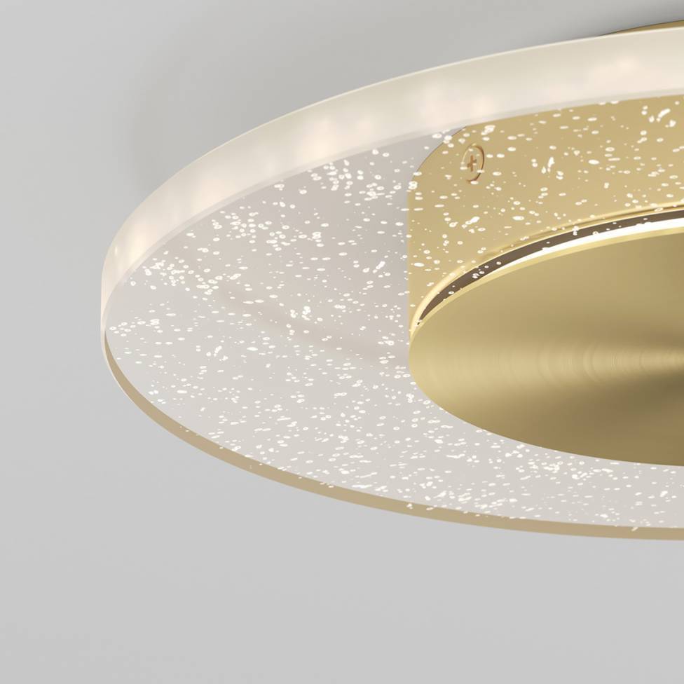 Essence Disk Integrated LED Flush Mount Gold