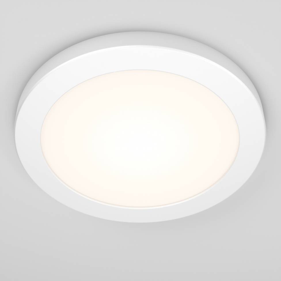 Europa Disk 7 in. LED modern flush mount light 3 CCT white